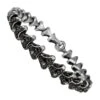 David Yurman Armory Single Row Link Bracelet With Black Diamonds -Mode Bijouterie Magasin 19586542 datamatics