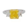 Unknown GIA Fancy Vivid Yellow Radiant And White Diamond Three Stone Ring 1 Unknown GIA Fancy Vivid Yellow Radiant And White Diamond Three Stone Ring -Mode Bijouterie Magasin 19586832 datamatics