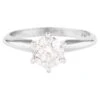 Unknown 0.92 Carat Round Brilliant Diamond Ring 14 Karat White Gold -Mode Bijouterie Magasin 19586842 datamatics