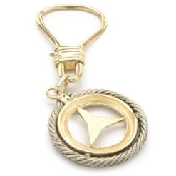 MERCEDES-BENZ Mercedes 18 Karat Yellow And White Gold Key Ring 9 MERCEDES-BENZ Mercedes 18 Karat Yellow And White Gold Key Ring -Mode Bijouterie Magasin 195 828 4 master