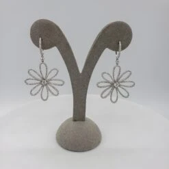 Roman Malakov 2.38 Carats Total Round Brilliant Diamond Flower Dangle Earrings -Mode Bijouterie Magasin 1 master 15