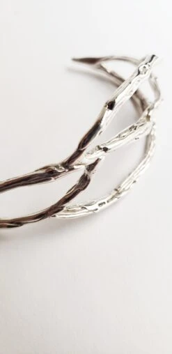 Robin Erfe Silver Expansion, Fluid Cuff Bracelet -Mode Bijouterie Magasin 1st Dibs FLUID EXPANSION Details master