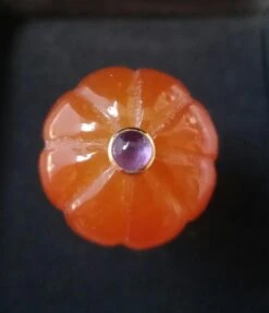 Carnelian Turban Fashion Ring Amethyst Cabochon 14 Karat Yellow Gold 17 Carnelian Turban Fashion Ring Amethyst Cabochon 14 Karat Yellow Gold -Mode Bijouterie Magasin 20200706 142801 master