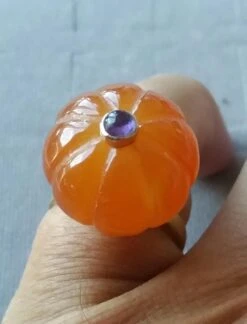 Carnelian Turban Fashion Ring Amethyst Cabochon 14 Karat Yellow Gold 16 Carnelian Turban Fashion Ring Amethyst Cabochon 14 Karat Yellow Gold -Mode Bijouterie Magasin 20200706 143004 master