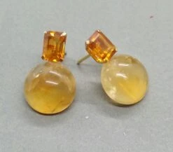 Octagon Cut Faceted Cognac Citrine Golden Citrine Button 14 Kt Solid Yellow Gold 26 Octagon Cut Faceted Cognac Citrine Golden Citrine Button 14 Kt Solid Yellow Gold -Mode Bijouterie Magasin 20200822 150542 master