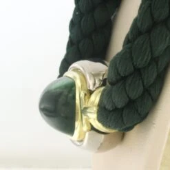 Unknown Tourmaline Lock On An Green Satin Necklace 11 Unknown Tourmaline Lock On An Green Satin Necklace -Mode Bijouterie Magasin 20222487 4 1600x1600 master