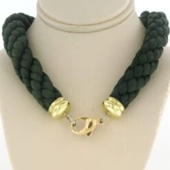 Unknown Tourmaline Lock On An Green Satin Necklace 13 Unknown Tourmaline Lock On An Green Satin Necklace -Mode Bijouterie Magasin 20222487 6 1600x1600 master