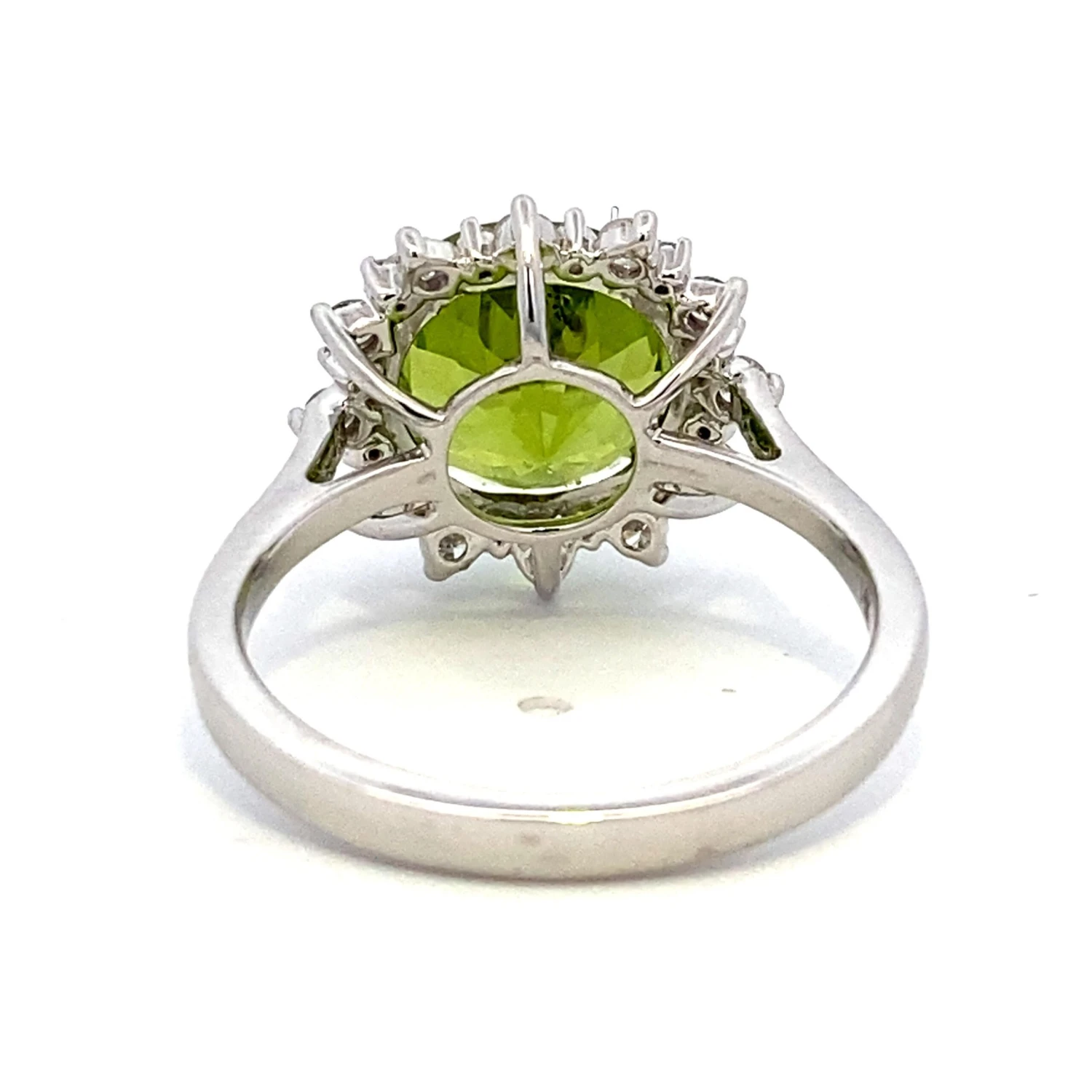 Unknown 14k Peridot Diamond Ring 5 Unknown 14k Peridot Diamond Ring – Image 3