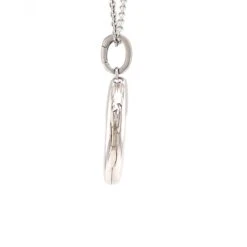 Oval Locket Pendant Solid 18k White Gold 4 Diamonds 0.04ct H VS -Mode Bijouterie Magasin 2022 11 04 10 39 26 LhT8l master