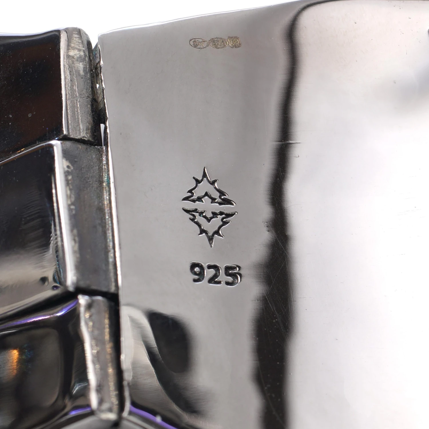 Stephen Webster 925 Sterling Silver Cuff Bangle Set With Topazes 9 Stephen Webster 925 Sterling Silver Cuff Bangle Set With Topazes – Image 7