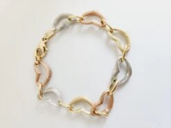 14 Karat Tri Color Gold Italian Bracelet 14 14 Karat Tri Color Gold Italian Bracelet -Mode Bijouterie Magasin 20230616 113300 0 master