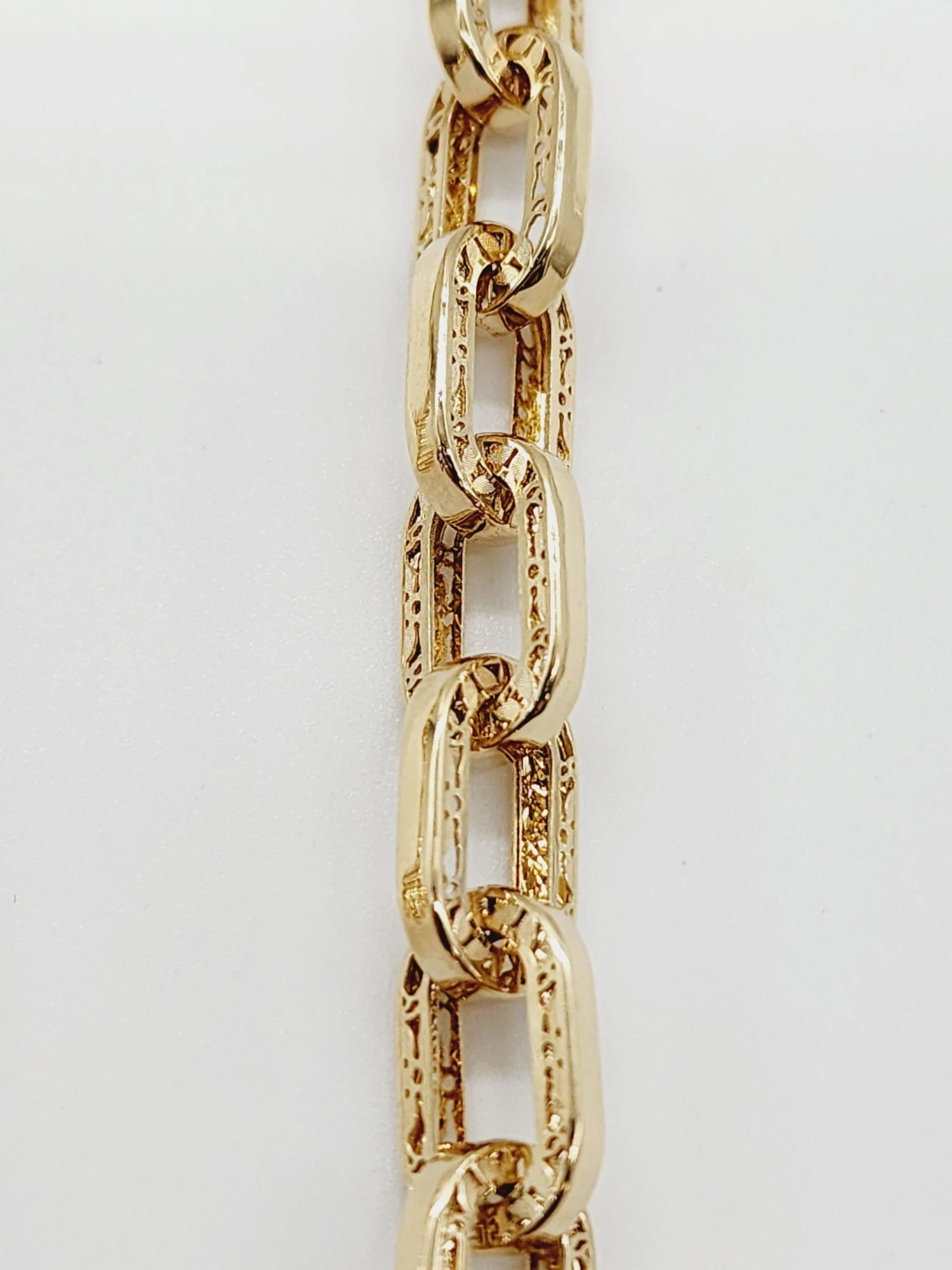 14 Karat Yellow Gold Italian Link Chain 7 14 Karat Yellow Gold Italian Link Chain – Image 5