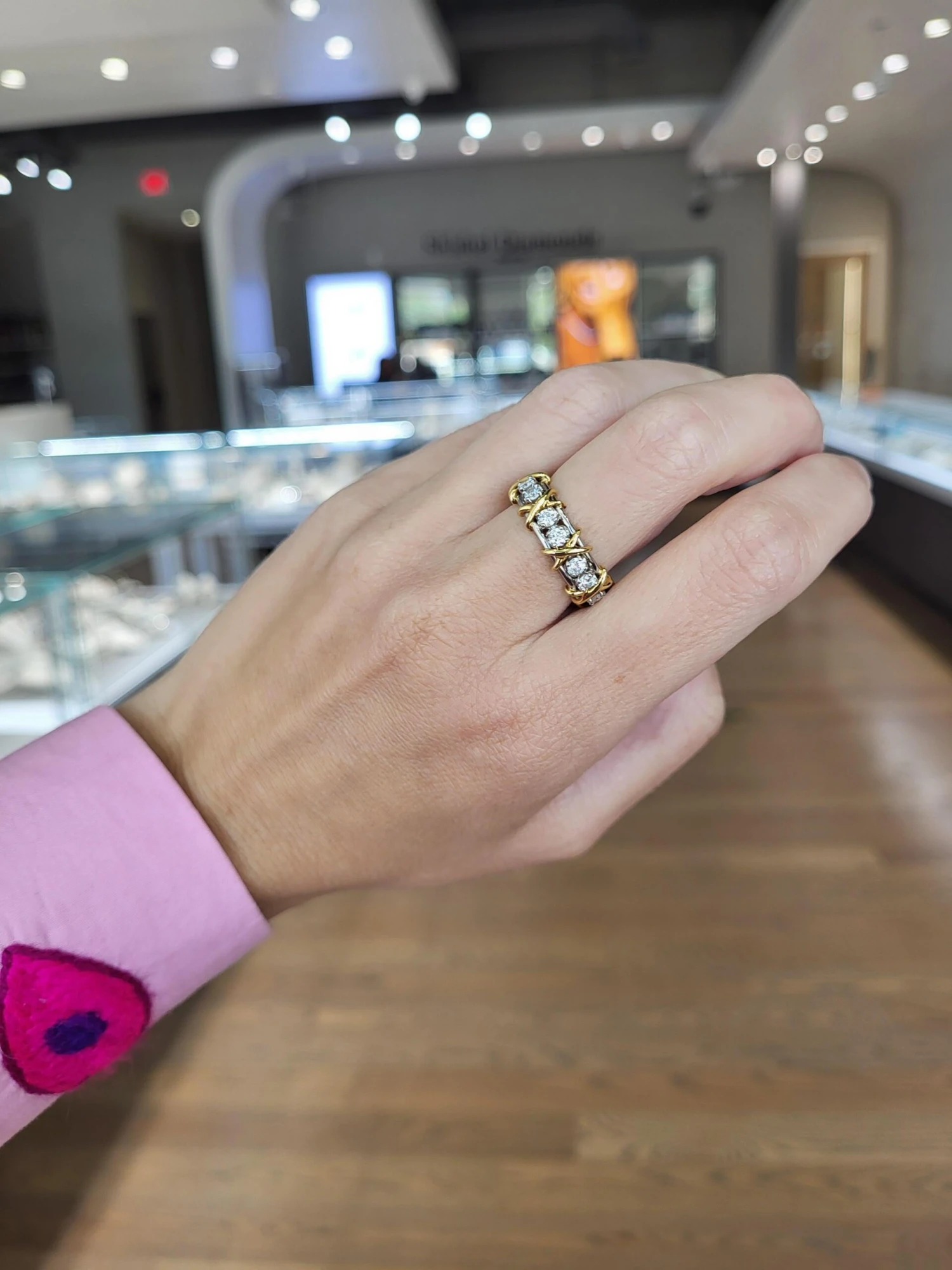 Tiffany & Co. By Jean Schlumberger Sixteen Stone Ring 7 Tiffany & Co. By Jean Schlumberger Sixteen Stone Ring – Image 5