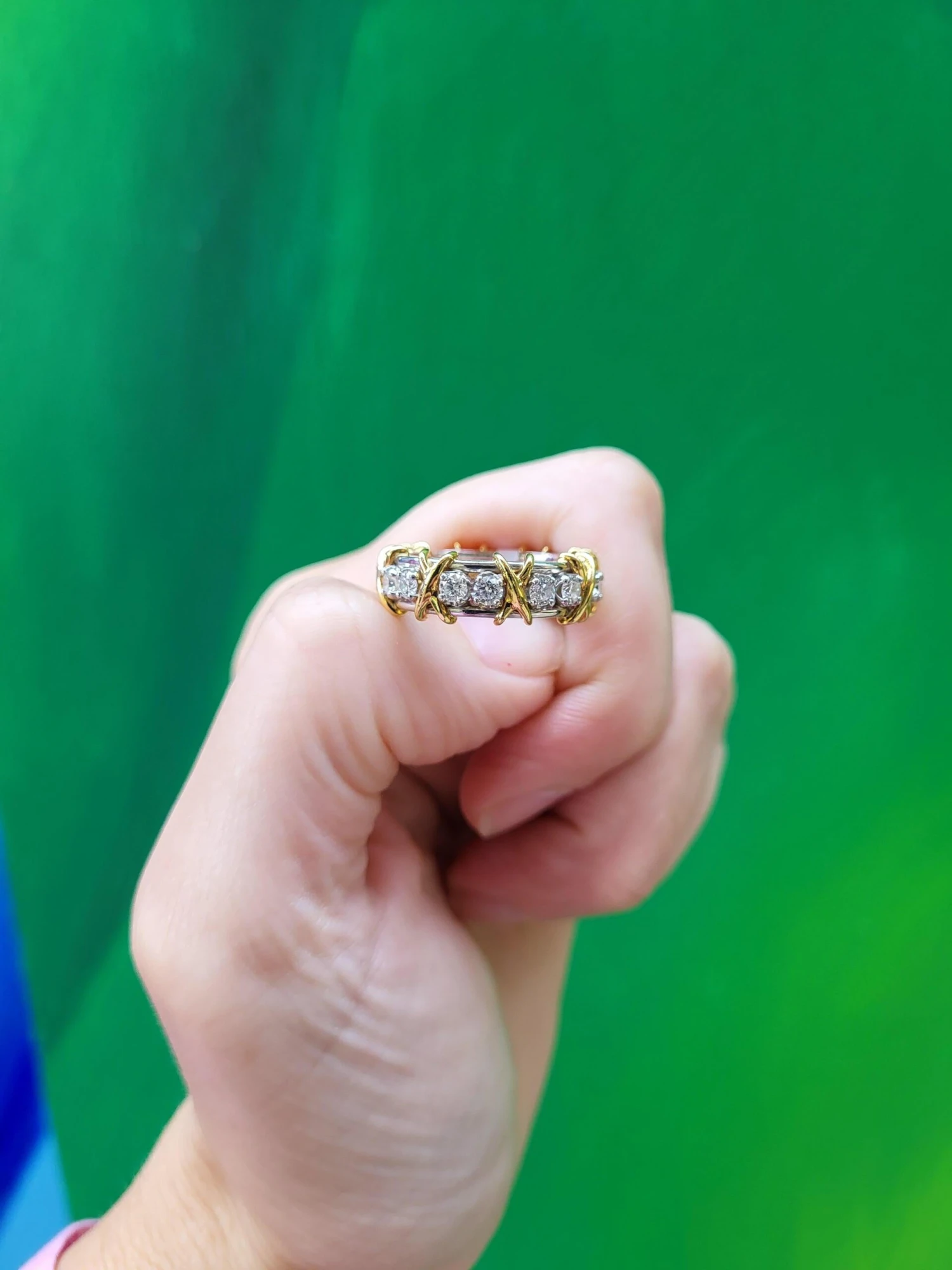 Tiffany & Co. By Jean Schlumberger Sixteen Stone Ring 14 Tiffany & Co. By Jean Schlumberger Sixteen Stone Ring – Image 12