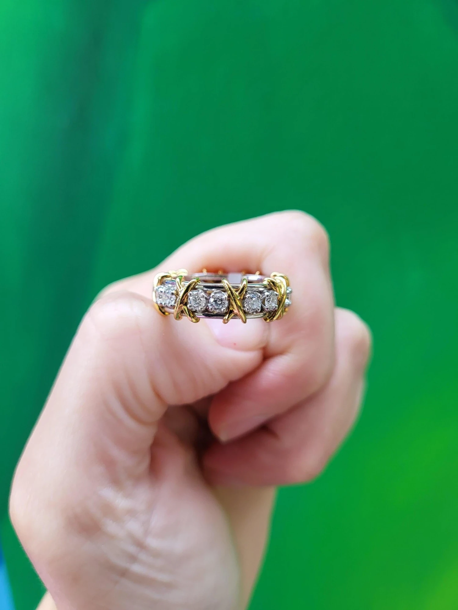 Tiffany & Co. By Jean Schlumberger Sixteen Stone Ring 9 Tiffany & Co. By Jean Schlumberger Sixteen Stone Ring – Image 7