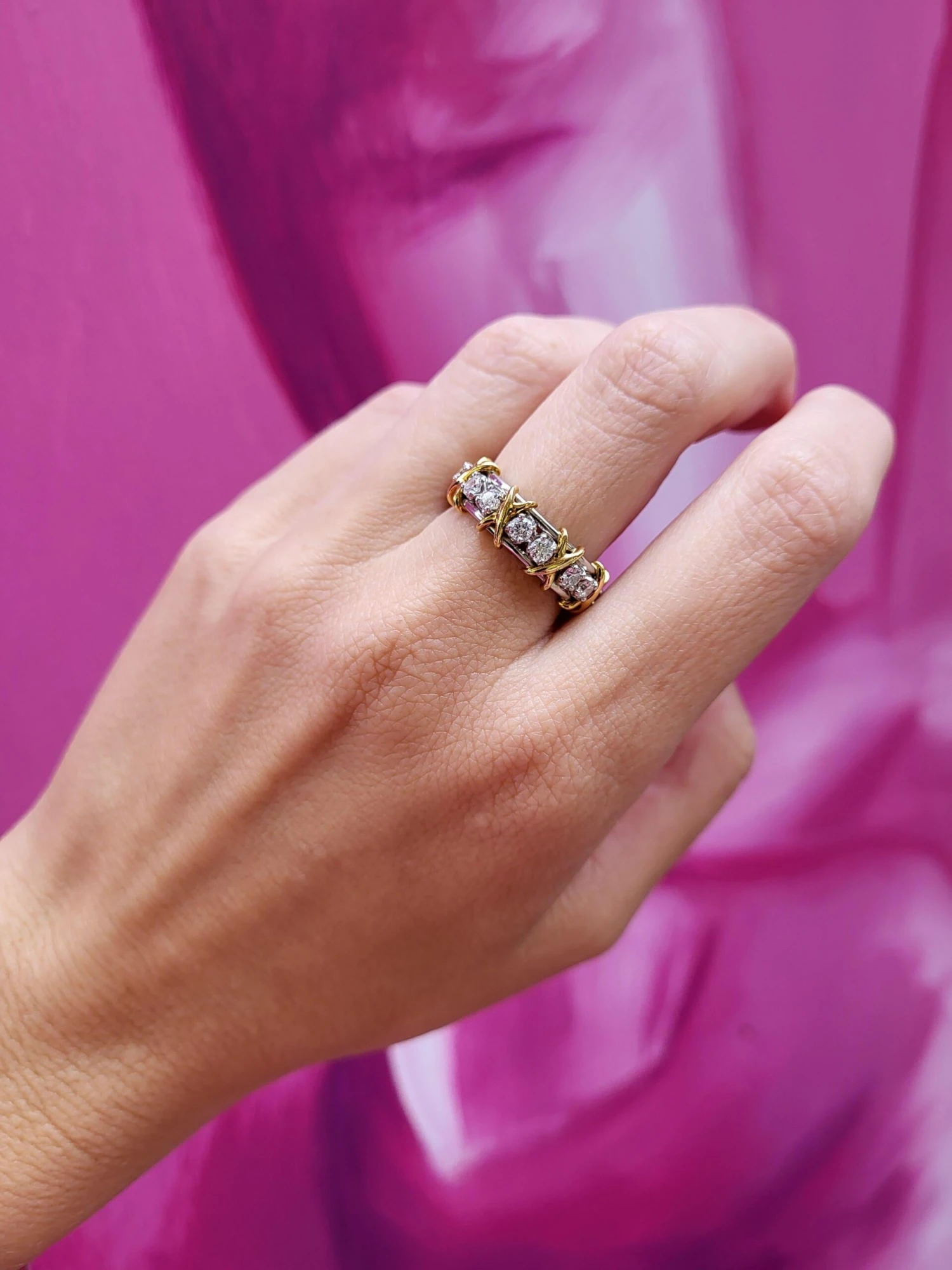 Tiffany & Co. By Jean Schlumberger Sixteen Stone Ring 10 Tiffany & Co. By Jean Schlumberger Sixteen Stone Ring – Image 8