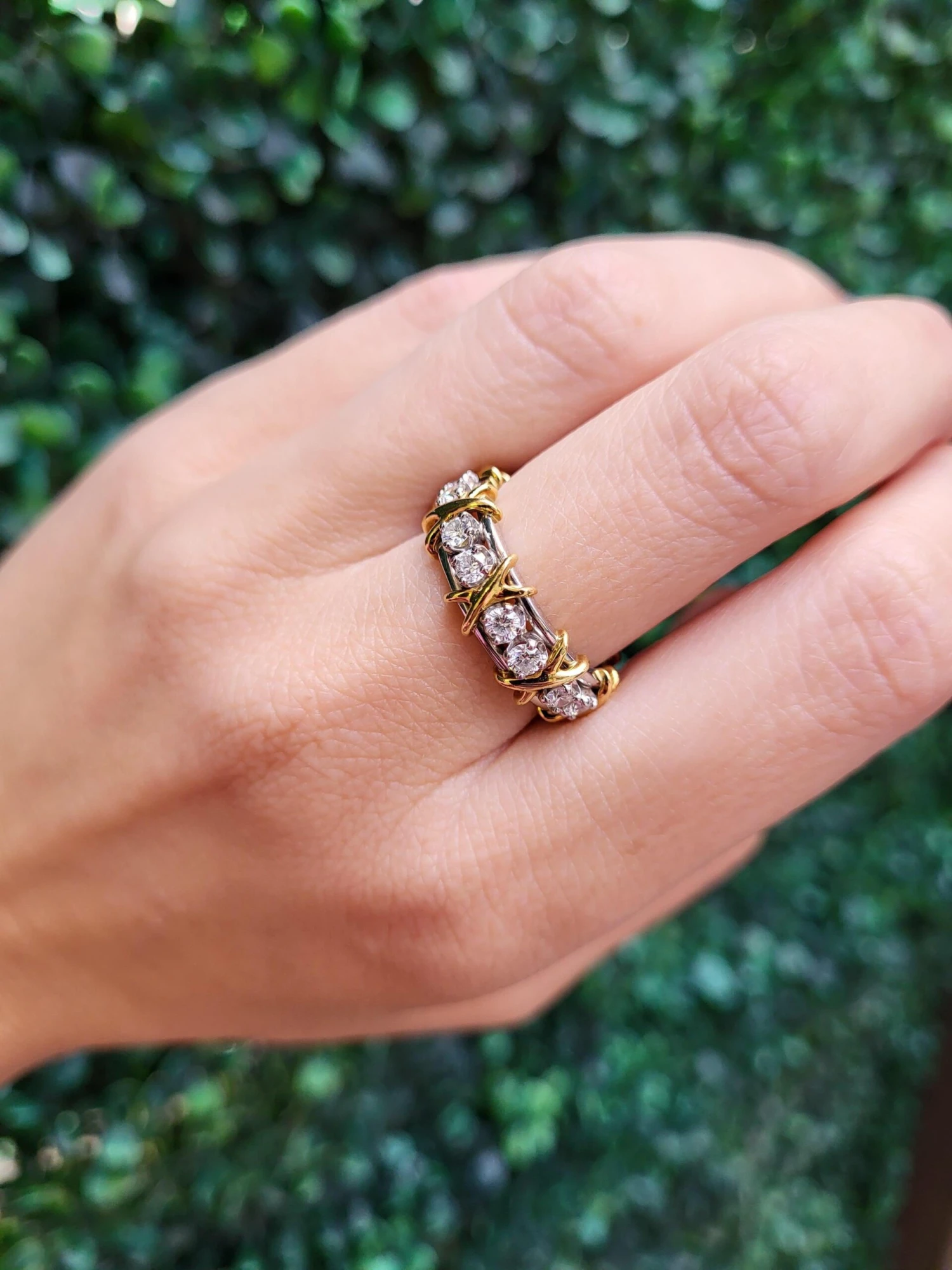 Tiffany & Co. By Jean Schlumberger Sixteen Stone Ring 18 Tiffany & Co. By Jean Schlumberger Sixteen Stone Ring – Image 16