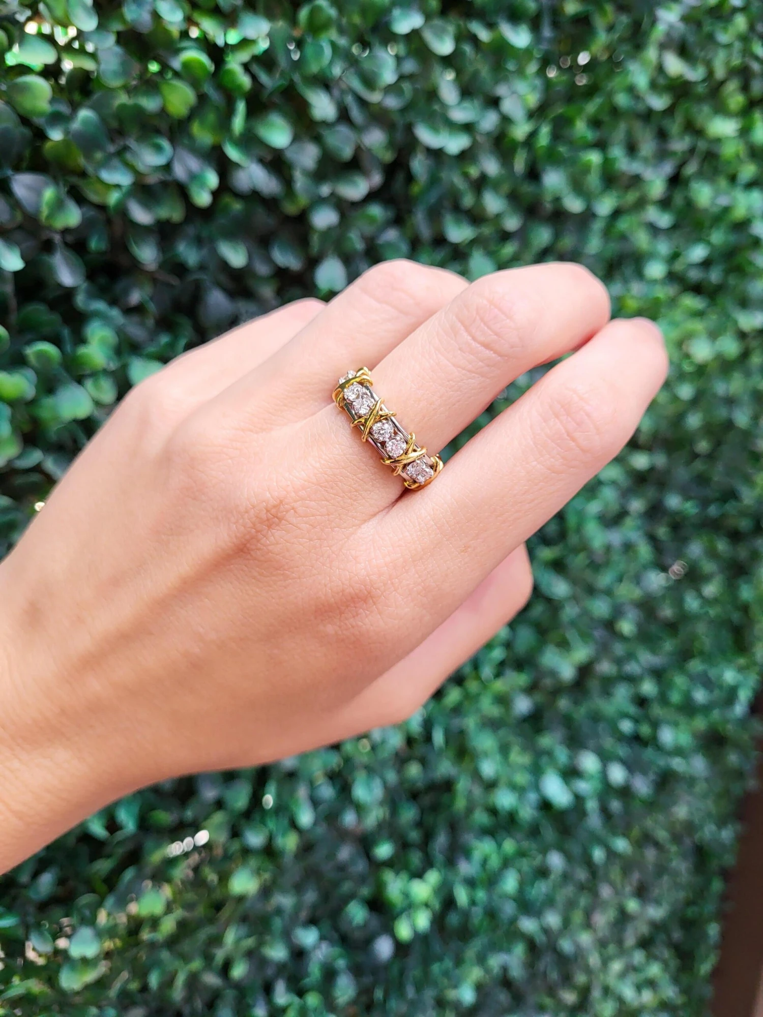 Tiffany & Co. By Jean Schlumberger Sixteen Stone Ring 6 Tiffany & Co. By Jean Schlumberger Sixteen Stone Ring – Image 4