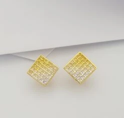 Unknown Yellow Sapphire Earrings Set In 18k Gold Settings -Mode Bijouterie Magasin 20230619 140522 master