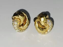 Unknown Henry Dunay Diamond And Gold Knot Earrings -Mode Bijouterie Magasin 20230623 140305 master