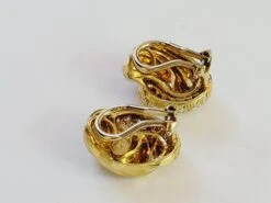Unknown Henry Dunay Diamond And Gold Knot Earrings -Mode Bijouterie Magasin 20230623 140355 master