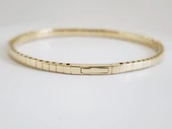3.75 Carat Flexible Bangle Yellow Gold 14 Karat Bracelet -Mode Bijouterie Magasin 20230623 163053 master