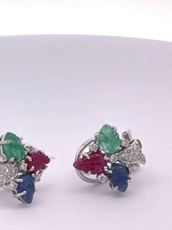 Unknown Tutti Frutti Earrings 18k White Gold -Mode Bijouterie Magasin 2023 04 28 12 26 19 master