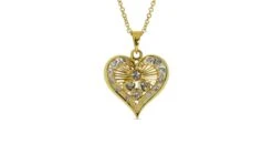 Marvelous 18k Yellow Gold Heart Necklace W/ 1 Carat Natural Diamonds AIG Cert 19 Marvelous 18k Yellow Gold Heart Necklace W/ 1 Carat Natural Diamonds AIG Cert -Mode Bijouterie Magasin 2023 05 21 17 44 01 master