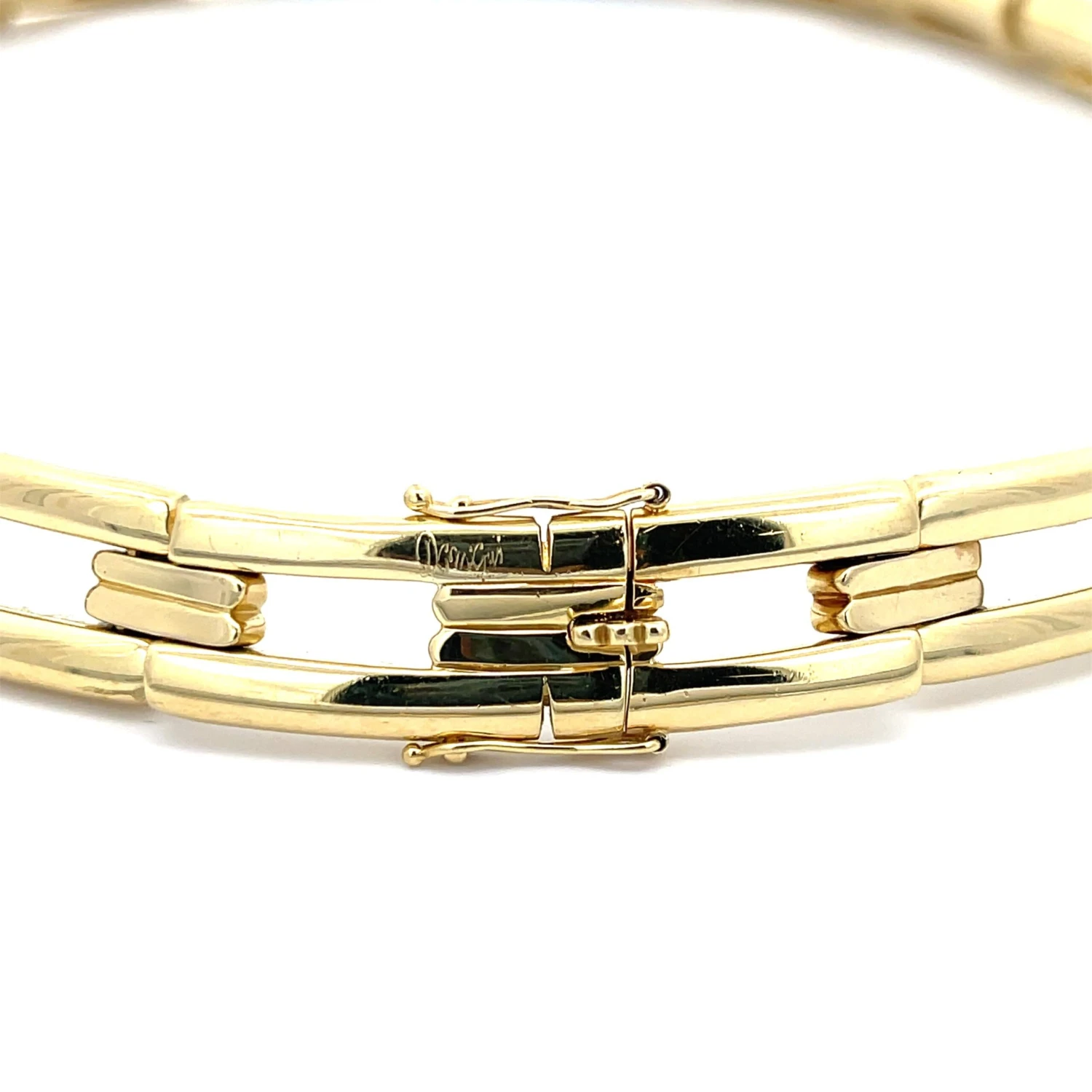 Damiani Emerald And Diamond Necklace 18k Yellow Gold 4 Damiani Emerald And Diamond Necklace 18k Yellow Gold – Image 2