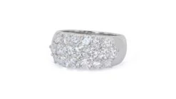 Ravishing 18k White Gold Dome Ring With 2.2 Ct Natural Diamonds IGI Certificate -Mode Bijouterie Magasin 2023 06 04 11 18 05 master