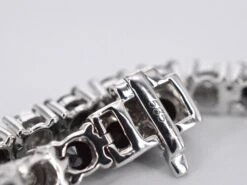 Unknown White Gold Tennis Bracelet Set With Black And White Diamonds 15 Unknown White Gold Tennis Bracelet Set With Black And White Diamonds -Mode Bijouterie Magasin 2119 6 master