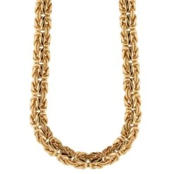 Unknown Yellow Gold Italian Byzantine Chain Necklace -Mode Bijouterie Magasin 21279 alt1 master