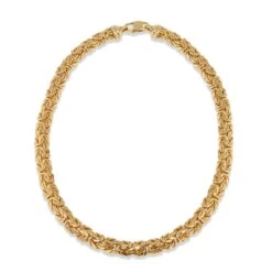 Unknown Yellow Gold Italian Byzantine Chain Necklace -Mode Bijouterie Magasin 21279 master 1