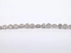 Unknown White Gold Tennis Bracelet With Diamonds 1.10 Carat 10 Unknown White Gold Tennis Bracelet With Diamonds 1.10 Carat -Mode Bijouterie Magasin 2151 2 master