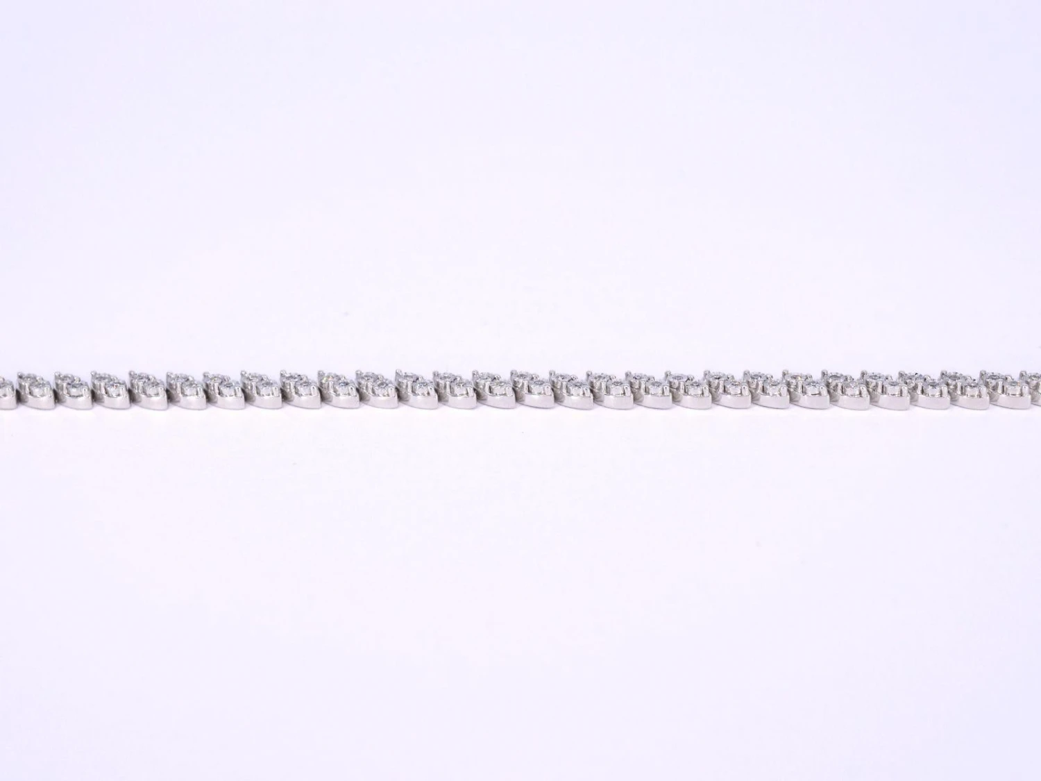 Unknown White Gold Bracelet Set In Marquise Shape Chains Set With Diamonds 5 Unknown White Gold Bracelet Set In Marquise Shape Chains Set With Diamonds – Image 3