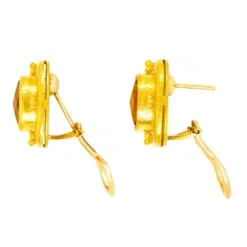 Renaissance Revival Citrine Earrings By Elizabeth Locke 14 Renaissance Revival Citrine Earrings By Elizabeth Locke -Mode Bijouterie Magasin 23208gi master