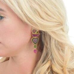 Helen Blythe-Hart Modernist Chandelier Earrings -Mode Bijouterie Magasin 24759di master