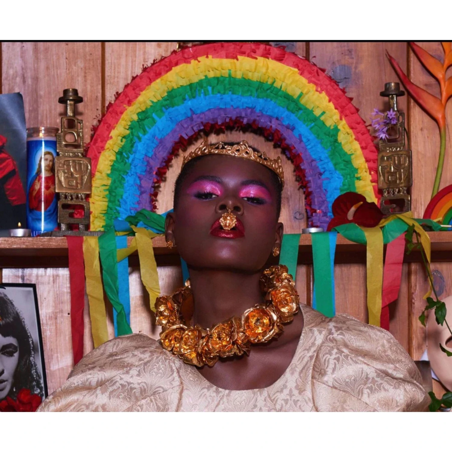 Unknown 24K Gold Plated Serpent Tiara 4 Unknown 24K Gold Plated Serpent Tiara – Image 2