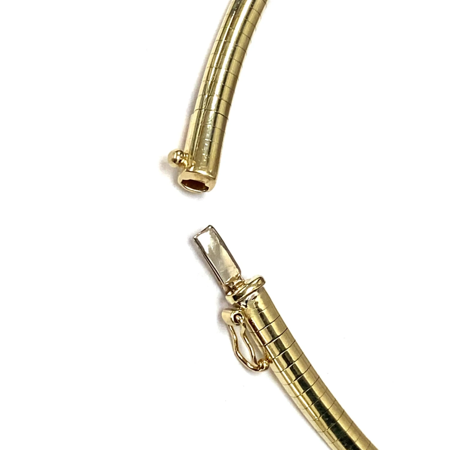 Unknown Citrine Tourmaline 14k Yellow Gold Choker Necklace 8 Unknown Citrine Tourmaline 14k Yellow Gold Choker Necklace – Image 6