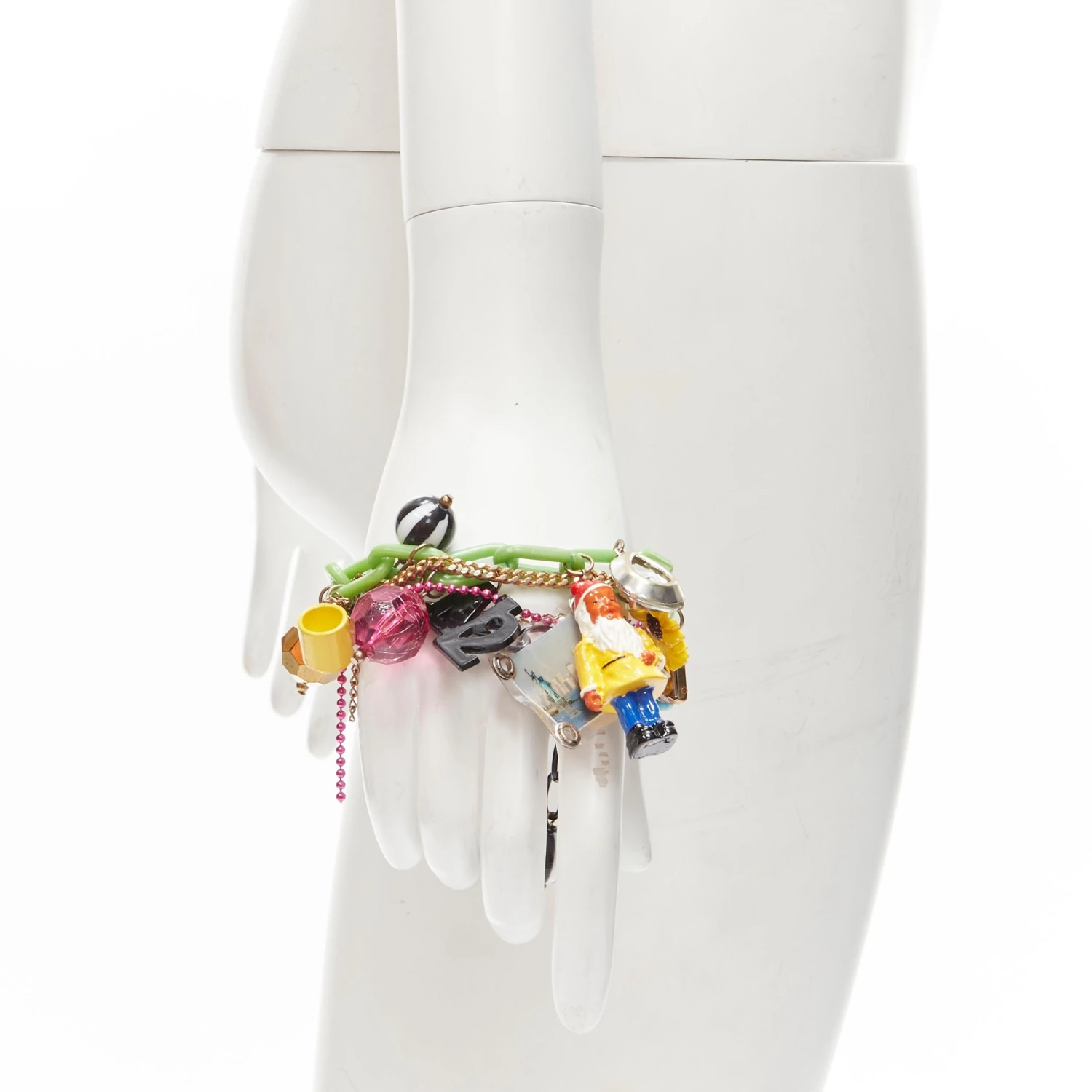 Unknown N2 LES NEREIDES Colorful Gnomes Plaid Ribbons Harajuku Necklace Bracelet 4 Unknown N2 LES NEREIDES Colorful Gnomes Plaid Ribbons Harajuku Necklace Bracelet – Image 2