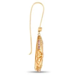 Io Si 18Karat Rose Gold 0.19Carat Diamond And Sapphire Earrings 7 Io Si 18Karat Rose Gold 0.19Carat Diamond And Sapphire Earrings -Mode Bijouterie Magasin 2 master 30