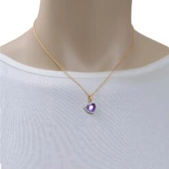 Mimi Milano Juliet 18k Rose & White Gold, Amethyst & Diamond Necklace 7 Mimi Milano Juliet 18k Rose & White Gold, Amethyst & Diamond Necklace -Mode Bijouterie Magasin 2 master 53