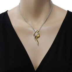 Piero Milano 18k Yellow Gold And 18k White Gold Diamond Necklace 7 Piero Milano 18k Yellow Gold And 18k White Gold Diamond Necklace -Mode Bijouterie Magasin 2 master 54