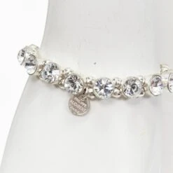 Unknown PHILLIPE AUDIBERT Silver Round Crystal Beads Chain Elastic Bracelet 6 Unknown PHILLIPE AUDIBERT Silver Round Crystal Beads Chain Elastic Bracelet -Mode Bijouterie Magasin 2 master 73