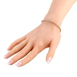 LB Exclusive 14k Yellow Gold 3.58 Carat Diamond Tennis Bracelet -Mode Bijouterie Magasin 2 master 95