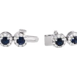 LB Exclusive 14k White Gold 8.15 Carat Diamond And Sapphire Necklace -Mode Bijouterie Magasin 302627 106 master