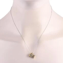 Roberto Coin 18k Yellow And White Gold 0.80ct Diamond Champagne Cork Necklace -Mode Bijouterie Magasin 303279 9 master