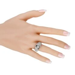 Escada 18k White Gold 4.19 Carat Diamond Ring 9 Escada 18k White Gold 4.19 Carat Diamond Ring -Mode Bijouterie Magasin 303298 18 master