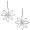 Roman Malakov 2.38 Carats Total Round Brilliant Diamond Flower Dangle Earrings -Mode Bijouterie Magasin 3066763 master