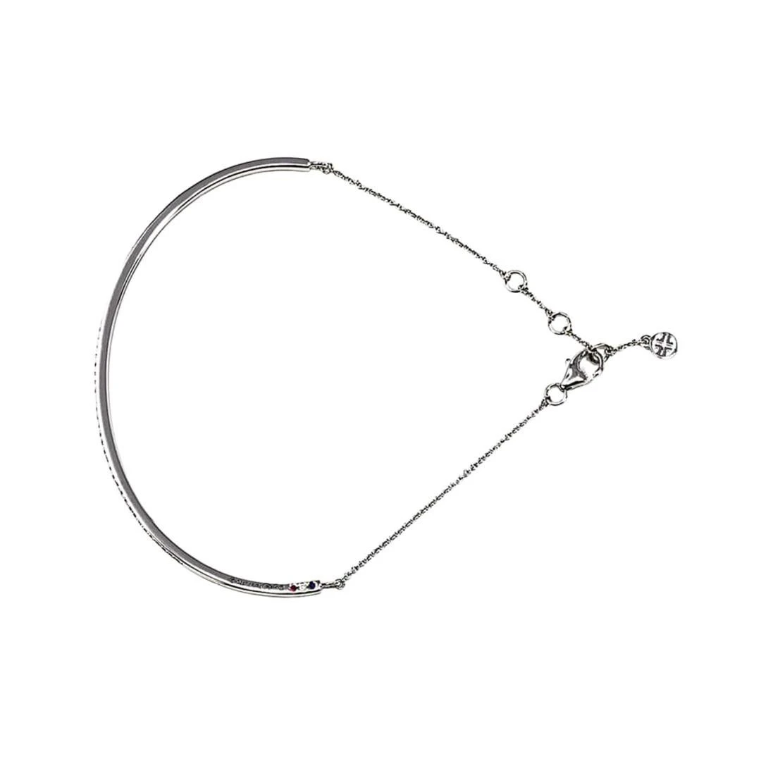 Unknown Bracelet Demi-rivière De Diamants En Or 18 Carats 5 Unknown Bracelet Demi-rivière De Diamants En Or 18 Carats – Image 3